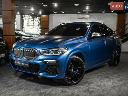 Синий БМВ Х6, объемом двигателя 4.4 л и пробегом 104 тыс. км за 73900 $, фото 1 на Automoto.ua