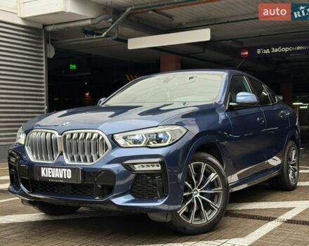 Синий БМВ Х6, объемом двигателя 3 л и пробегом 132 тыс. км за 54500 $, фото 1 на Automoto.ua