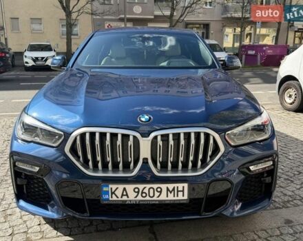 Синий БМВ Х6, объемом двигателя 3 л и пробегом 130 тыс. км за 72000 $, фото 1 на Automoto.ua