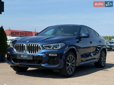 Синій БМВ Х6, об'ємом двигуна 3 л та пробігом 132 тис. км за 57500 $, фото 1 на Automoto.ua