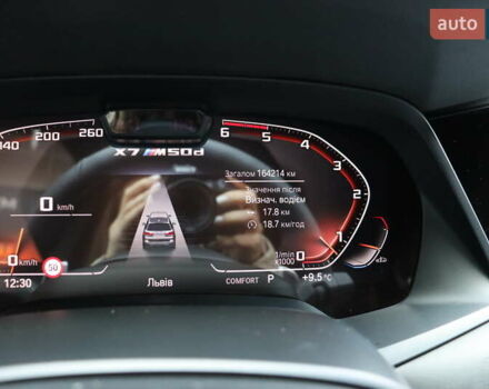 Черный БМВ X7, объемом двигателя 3 л и пробегом 164 тыс. км за 74900 $, фото 23 на Automoto.ua