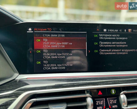 Черный БМВ X7, объемом двигателя 2.99 л и пробегом 102 тыс. км за 82800 $, фото 54 на Automoto.ua