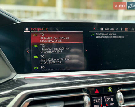 Черный БМВ X7, объемом двигателя 2.99 л и пробегом 102 тыс. км за 82800 $, фото 55 на Automoto.ua
