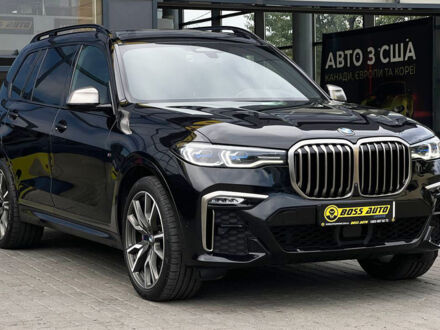 БМВ X7 2020 у Івано-Франківську на Automoto.ua Чорний БМВ X7, об'ємом двигуна 4.4 л та пробігом 58 тис. км за 97000 $, фото 1 на Automoto.ua
