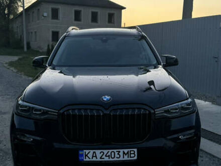 Черный БМВ X7, объемом двигателя 3 л и пробегом 74 тыс. км за 67000 $, фото 1 на Automoto.ua