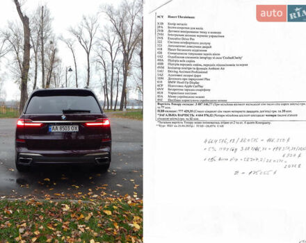 Фиолетовый БМВ X7, объемом двигателя 2.99 л и пробегом 37 тыс. км за 99990 $, фото 31 на Automoto.ua