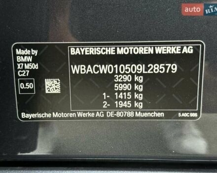 Серый БМВ X7, объемом двигателя 2.99 л и пробегом 134 тыс. км за 89999 $, фото 41 на Automoto.ua