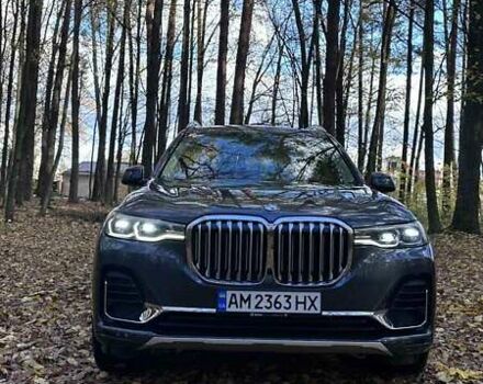 Серый БМВ X7, объемом двигателя 3 л и пробегом 76 тыс. км за 56500 $, фото 1 на Automoto.ua