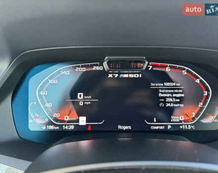 Синий БМВ X7, объемом двигателя 4.4 л и пробегом 100 тыс. км за 64900 $, фото 35 на Automoto.ua