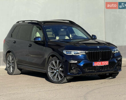 Синий БМВ X7, объемом двигателя 4.4 л и пробегом 100 тыс. км за 64900 $, фото 1 на Automoto.ua