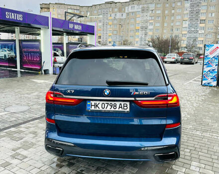 Синий БМВ X7, объемом двигателя 4.4 л и пробегом 48 тыс. км за 84500 $, фото 1 на Automoto.ua