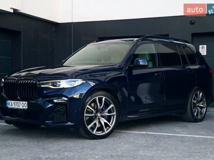 Синий БМВ X7, объемом двигателя 4.4 л и пробегом 85 тыс. км за 78000 $, фото 1 на Automoto.ua