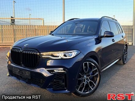 Синий БМВ X7, объемом двигателя 4.4 л и пробегом 61 тыс. км за 79000 $, фото 1 на Automoto.ua