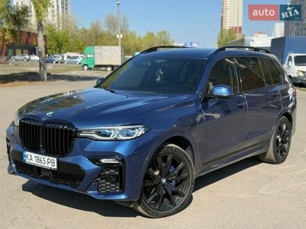 Синий БМВ X7, объемом двигателя 3 л и пробегом 132 тыс. км за 56500 $, фото 1 на Automoto.ua