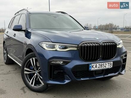 Синий БМВ X7, объемом двигателя 3 л и пробегом 156 тыс. км за 67999 $, фото 1 на Automoto.ua
