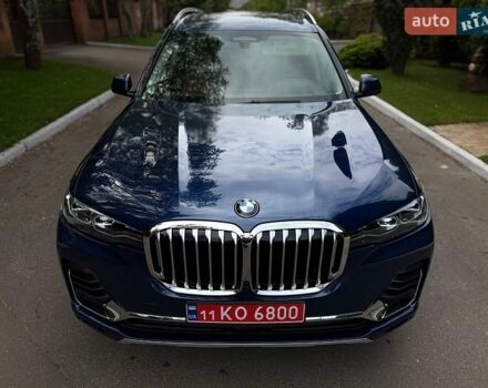 Синий БМВ X7, объемом двигателя 3 л и пробегом 103 тыс. км за 62000 $, фото 1 на Automoto.ua