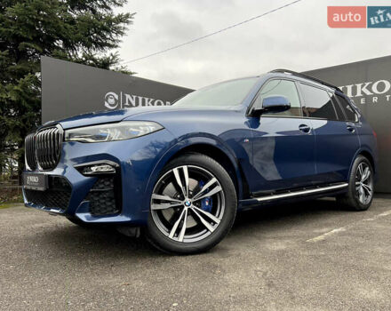Синий БМВ X7, объемом двигателя 2.99 л и пробегом 49 тыс. км за 93000 $, фото 1 на Automoto.ua