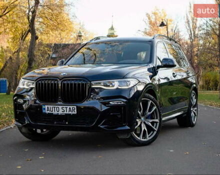 Синий БМВ X7, объемом двигателя 4.4 л и пробегом 74 тыс. км за 76500 $, фото 1 на Automoto.ua