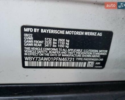 Белый БМВ i4, объемом двигателя 0 л и пробегом 84 тыс. км за 15600 $, фото 11 на Automoto.ua