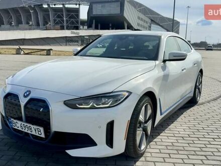 БМВ i4 2023 в Львове на Automoto.ua Белый БМВ i4, объемом двигателя 0 л и пробегом 7 тыс. км за 39900 $, фото 1 на Automoto.ua