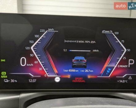 Черный БМВ i4, объемом двигателя 0 л и пробегом 45 тыс. км за 32500 $, фото 28 на Automoto.ua