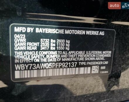 Черный БМВ i4, объемом двигателя 0 л и пробегом 75 тыс. км за 16700 $, фото 11 на Automoto.ua