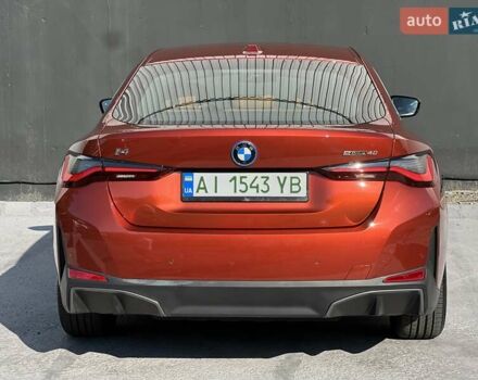 Красный БМВ i4, объемом двигателя 0 л и пробегом 35 тыс. км за 36700 $, фото 4 на Automoto.ua