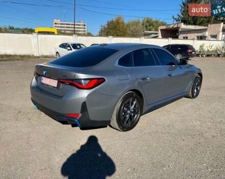 Серый БМВ i4, объемом двигателя 0 л и пробегом 15 тыс. км за 35777 $, фото 4 на Automoto.ua