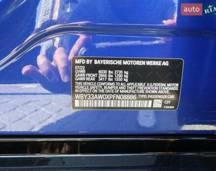 Синий БМВ i4, объемом двигателя 0 л и пробегом 46 тыс. км за 45000 $, фото 17 на Automoto.ua