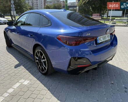 Синий БМВ i4, объемом двигателя 0 л и пробегом 46 тыс. км за 45000 $, фото 2 на Automoto.ua