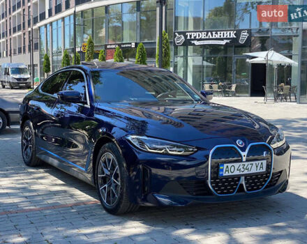 Синий БМВ i4, объемом двигателя 0 л и пробегом 22 тыс. км за 44990 $, фото 5 на Automoto.ua