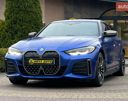Синий БМВ i4, объемом двигателя 0 л и пробегом 38 тыс. км за 48999 $, фото 2 на Automoto.ua