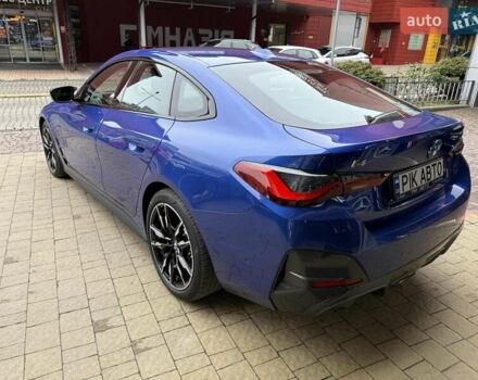 Синий БМВ i4, объемом двигателя 0 л и пробегом 23 тыс. км за 44900 $, фото 10 на Automoto.ua