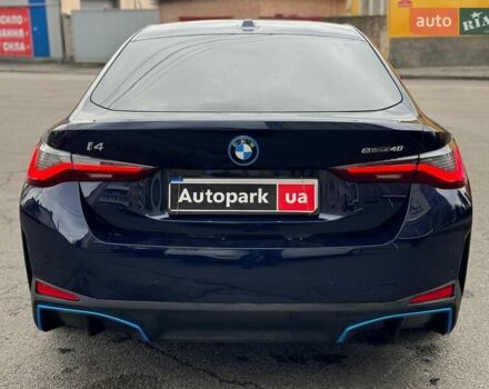 Синий БМВ i4, объемом двигателя 0 л и пробегом 16 тыс. км за 32990 $, фото 6 на Automoto.ua