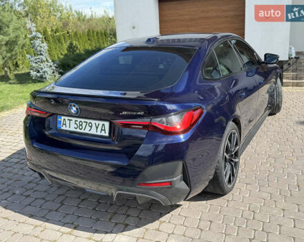 Синий БМВ i4, объемом двигателя 0 л и пробегом 44 тыс. км за 36350 $, фото 35 на Automoto.ua