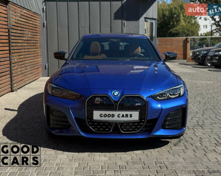 Синий БМВ i4, объемом двигателя 0 л и пробегом 2 тыс. км за 58000 $, фото 1 на Automoto.ua