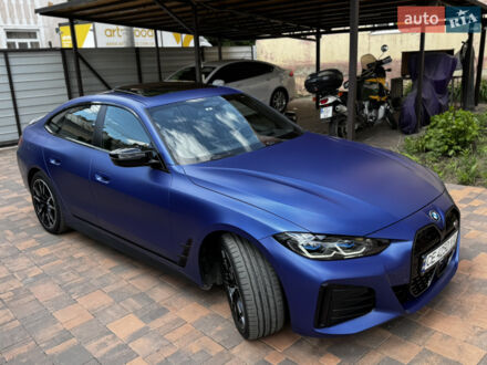 Синій БМВ i4, об'ємом двигуна 0 л та пробігом 50 тис. км за 43000 $, фото 1 на Automoto.ua