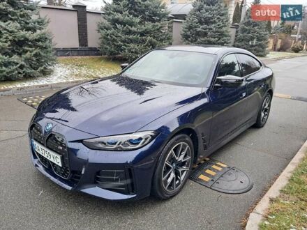 Синий БМВ i4, объемом двигателя 0 л и пробегом 9 тыс. км за 49400 $, фото 1 на Automoto.ua