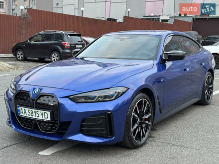 Синий БМВ i4, объемом двигателя 0 л и пробегом 10 тыс. км за 60000 $, фото 1 на Automoto.ua