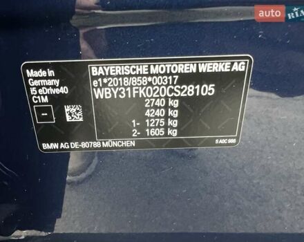 Синій БМВ i5, об'ємом двигуна 0 л та пробігом 23 тис. км за 48900 $, фото 53 на Automoto.ua