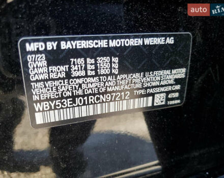 Черный БМВ i7, объемом двигателя 0 л и пробегом 9 тыс. км за 38800 $, фото 7 на Automoto.ua