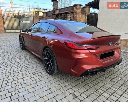 Красный БМВ M8 Gran Coupe, объемом двигателя 4.39 л и пробегом 42 тыс. км за 83500 $, фото 1 на Automoto.ua