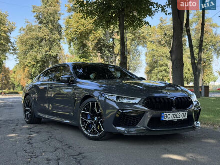 Серый БМВ M8 Gran Coupe, объемом двигателя 4.39 л и пробегом 52 тыс. км за 92000 $, фото 1 на Automoto.ua
