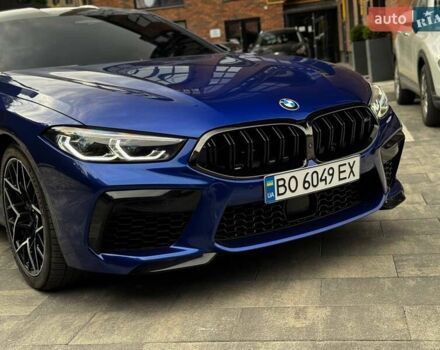 Синий БМВ M8 Gran Coupe, объемом двигателя 4.39 л и пробегом 48 тыс. км за 99000 $, фото 4 на Automoto.ua