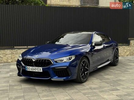 Синий БМВ M8 Gran Coupe, объемом двигателя 4.39 л и пробегом 48 тыс. км за 99000 $, фото 1 на Automoto.ua