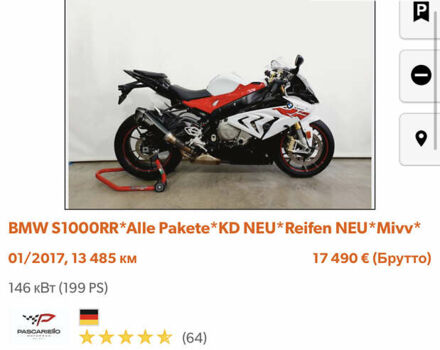 Белый БМВ S 1000RR, объемом двигателя 1 л и пробегом 3 тыс. км за 17777 $, фото 20 на Automoto.ua