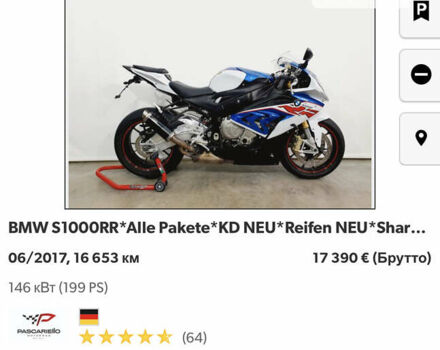 Белый БМВ S 1000RR, объемом двигателя 1 л и пробегом 3 тыс. км за 17777 $, фото 21 на Automoto.ua