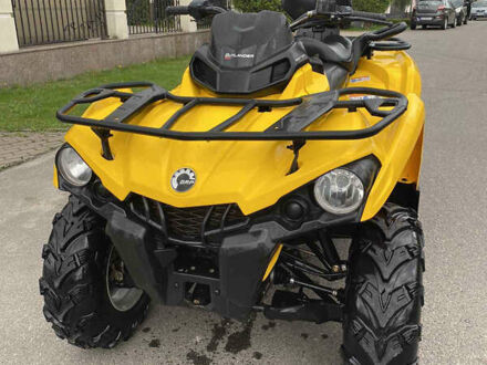 БРП Аутлендер 2017 в Киеве на Automoto.ua Желтый БРП Аутлендер, объемом двигателя 0.57 л и пробегом 6 тыс. км за 10000 $, фото 1 на Automoto.ua