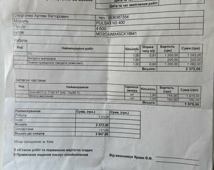 Червоний Баджадж Пульсар, об'ємом двигуна 0.37 л та пробігом 7 тис. км за 4400 $, фото 43 на Automoto.ua