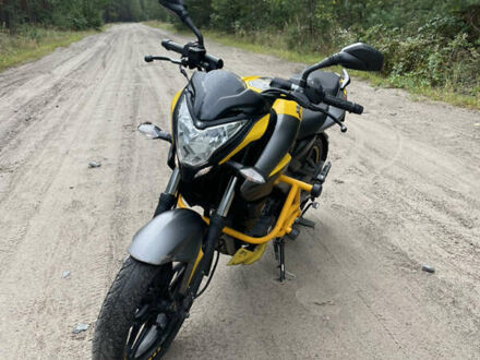 Желтый Баджадж Pulsar NS200, объемом двигателя 0 л и пробегом 14 тыс. км за 1900 $, фото 1 на Automoto.ua